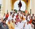 BJP MPs protest against power crisis, law and order situation
