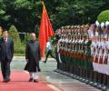 President Mukherjee arrives in Ho Chi Minh City