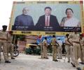 PHOTOS: Gujarat puts up posters, flags to welcome China's Xi