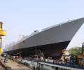 1 dead in fire at under-construction warship in Mumbai