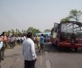9 killed, over 10 injured as UP bus catches fire
