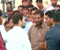 Rahul meets people affected by Pakistani shelling along LoC