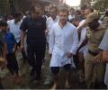 Rahul visits rain-hit Tamil Nadu, says 'not the time for politics'