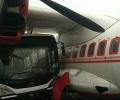 Jet Airways bus rams into Air India aircraft in Kolkata