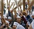 'AAP workers intimidating voters against voting for BJP'