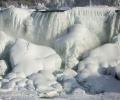 Frozen falls: Breathtaking images of the ice-bitten Niagara Falls