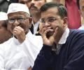 3 years after split, Kejriwal and Hazare share stage against Land Bill
