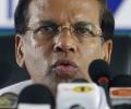 Sirisena unveils cabinet, announces Lankan parliamentary polls in 100 days