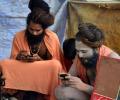 Like! This Magh Mela, reach out to sadhus on WhatsApp