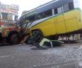 MP: 21 dead as bus collides with truck