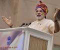 'Achche din' are here, insists PM Modi