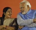 Why Modi stood by an embattled Sushma Swaraj