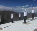 From Siachen to South China Sea: Some really inspiring yoga