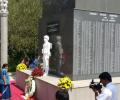 Swaraj honours martyred Indian soldiers at IPKF memorial