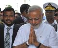 Modi only the 2nd world leader to visit Lanka's war-ravaged Jaffna