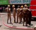 Fire breaks out at bank in Connaught Place, no casualty