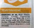 Mumbai mom places matrimony ad for gay son