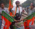 The handicapped cyclist who campaigns for Modi