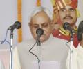 Nitish takes oath as Bihar CM, Lalu's son his deputy