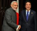 ASEAN goof-up: Tricolour upside down as Modi, Abe shake hands