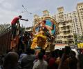 Devotees bring home Lord Ganesha with fervour