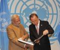 UN chief tells Modi he hopes to see India's leadership in South Asia