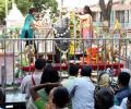 Devotees throng Shani temple on Saturday after lifting of ban