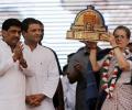Sonia, Rahul assert Ambedkar's legacy for Congress on RSS turf