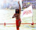 Sadhus and seers take holy dip during Ujjain Kumbh Mela