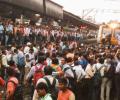 Tired of daily train delays, irate Mumbai commuters stage 'rail roko'