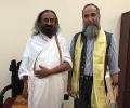 Burhan Wani's father: Discussed Kashmir with Sri Sri