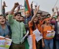 ABVP protests Afzal Guru event at JNU, 90 detained