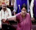 Irani again defends JNU action but in milder tone