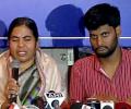 Irani resorted to 'blatant lies' in Parliament: Rohith's mother