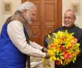 PM Modi greets nation on New Year; visits President Mukherjee, VP Ansari