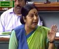 NSG 'snub': Sushma does firefighting for government in Parliament