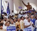 BSP workers protest in Hazratganj over BJP leader's insult to Mayawati