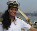 Captain Radhika Menon who saved 7 lives at sea