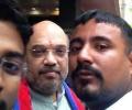 Kanhaiya's 'attacker' greets Amit Shah in Pune