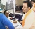 Caught on camera: Shiv Sena leader, friend slap bank employee