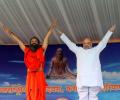 Amit Shah, Smriti, Rajnath roll out yoga mats