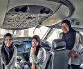 All female crew lands plane on Saudi soil where women can't take the wheel