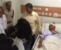 Harish Rawat visits injured Tarun Vijay, says `God belongs to all`