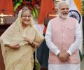 WATCH: Modi, Hasina asked to 'step down' and no one can stop laughing