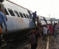 UP: Rajya Rani Express derails, sabotage suspected