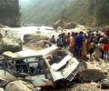 Indian among 31 killed as bus plunges into river in Nepal