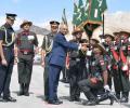 PHOTOS: President's Colours for Ladakh Scouts