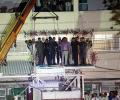 500-kg Egyptian woman in Mumbai for treatment, lifted by crane