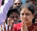 Sasikala, prisoner number 9435, enters jail