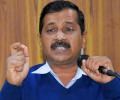 Shoe hurled at Kejriwal during AAP rally in Haryana